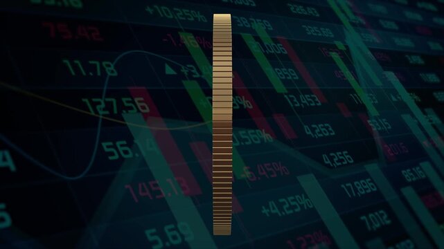 Bitcoin BTC Crypto Digital Currency Background