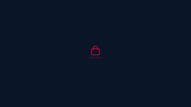 Dark Night Sky with Floating Pink Lock Icon.