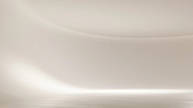 Minimalist Beige Studio Background for Product Display Mockup