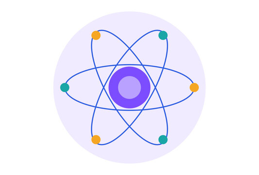 Quantum computing qubit illustration.