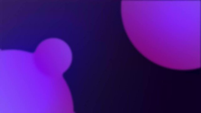 Bouncing Morph Grainy Gradient Ball Video Background
