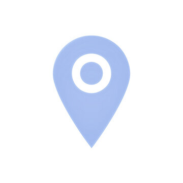 Blue Map Pin Location Marker For Gps Navigation Destination Points