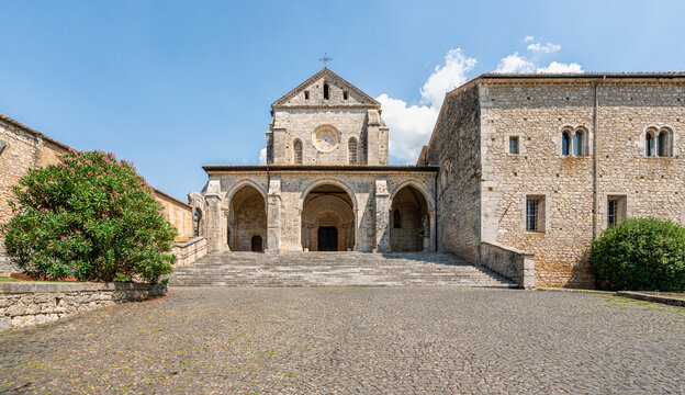 The marvelous Casamari Abbey near the city of Veroli, in the province of Frosinone, Lazio, italy. May-23-2026