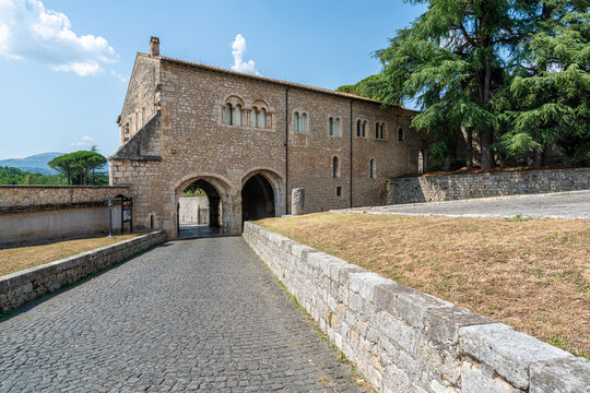 The marvelous Casamari Abbey near the city of Veroli, in the province of Frosinone, Lazio, italy. May-23-2026