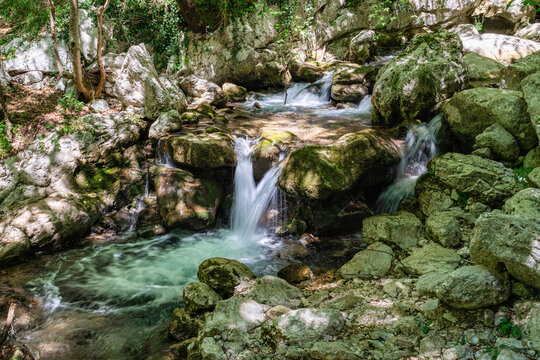 The marvelous Capofiume hike near Collepardo, Province of Frosinone, Lazio, Italy.
