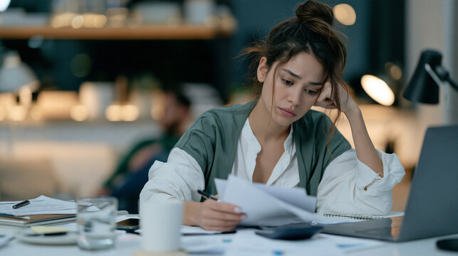 Young person in financial distress calcu 1