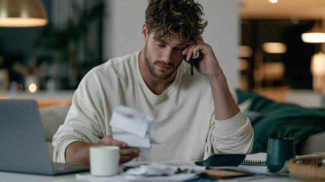Young person in financial distress calcu 2