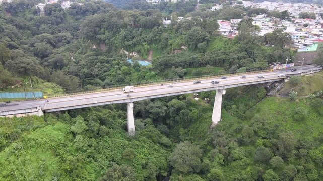 la asuncion bridge guatemala
drone shot