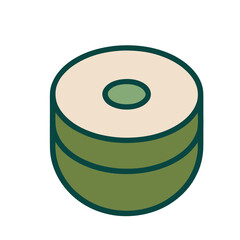 Sushi roll icon © eka