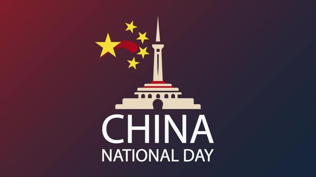 china national day architecture flag