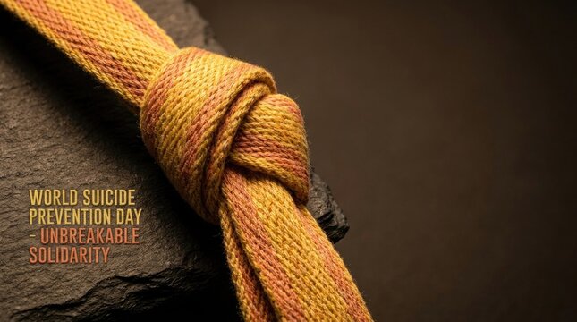 Unbreakable Solidarity Knot for Mental Health Awareness