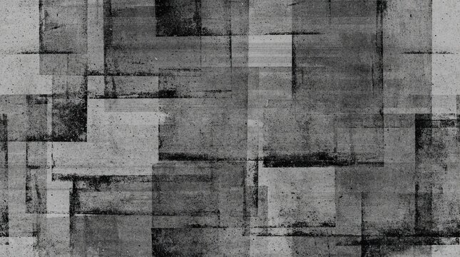 Abstract grunge background with overlapping rectangular shapes and distressed texture