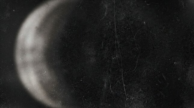Grunge film texture with dust and scratches overlay on dark background