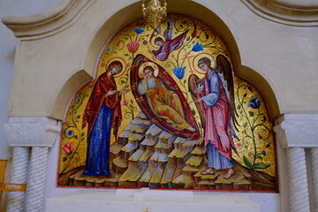 Obraz premium Interior of St. Mark’s Church (Crkva Svetog Marka)