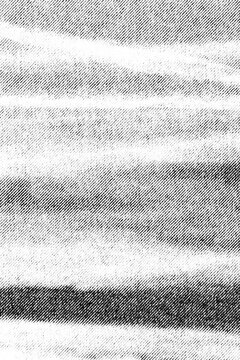 Broad horizontal bands with soft uneven edges rendered in monochrome printed halftone.