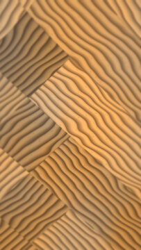 Abstract wavy textured surface with parallel lines