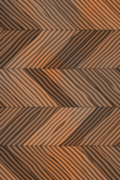 Textured surface with diagonal ribbed pattern