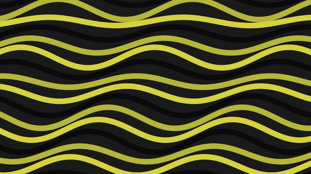 Bandes ondul&eacute;es &agrave; fort contraste d&eacute;filant en diagonale