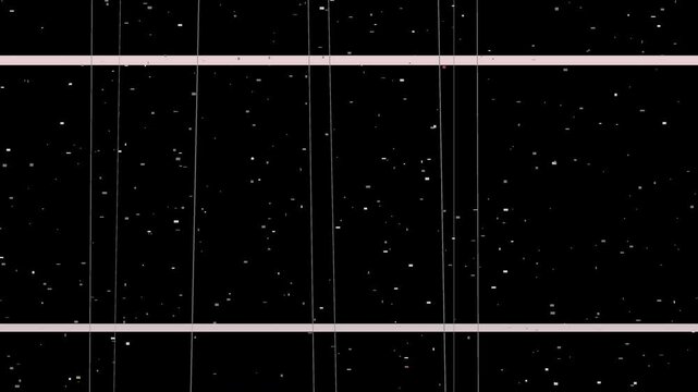 Effet de pellicule endommag&eacute;e avec rayures verticales sur fond transparent