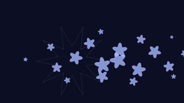 &Eacute;tude de mouvement avec spirale de rosettes et &eacute;toile centrale