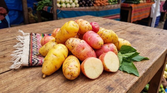 Fresh ulluco tubers