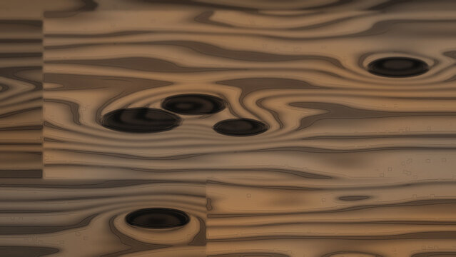 Wood grain with dark knots and abstract pattern