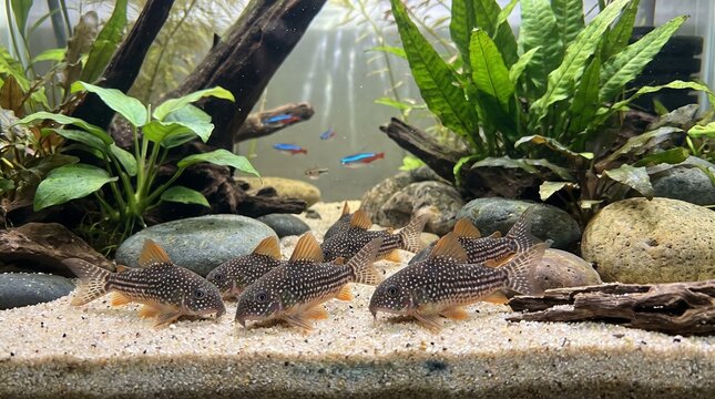 Sterbai Corydoras Aquarium