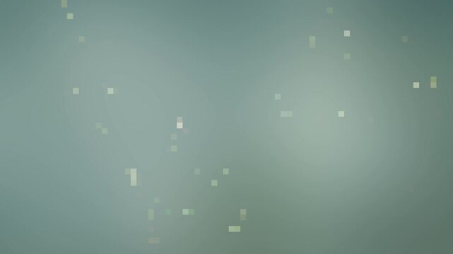 A pixelated mosaic pattern constantly shifting over a gradient backdrop.