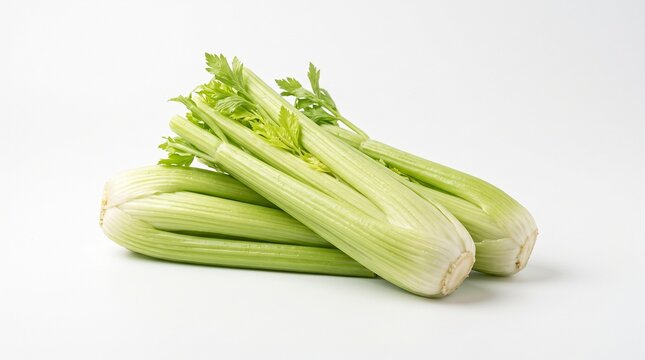 Fresh celery stalks