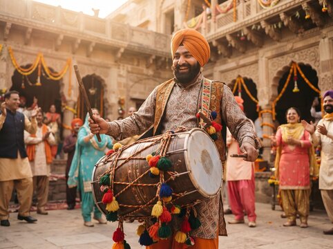 Indian wedding dhol
