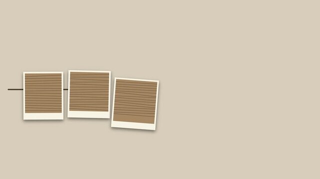 Creative Workflow Animation: Dynamic 3D Motion Graphics of Picture Frames and Wall Display