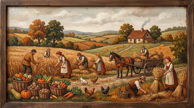 Traditional Farm Harvest