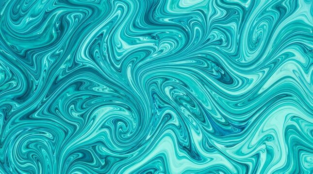 Turquoise marble swirl