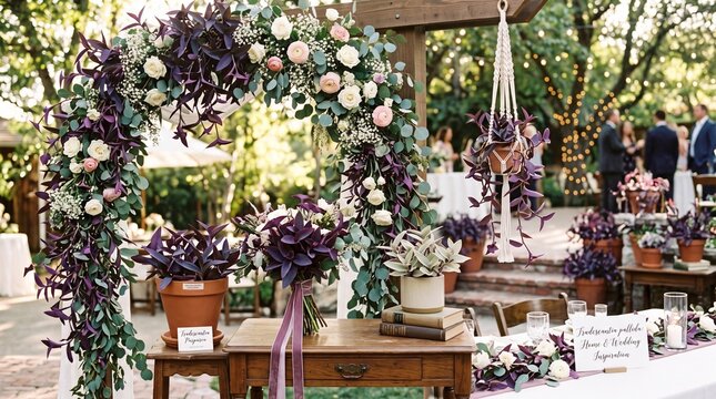 Wedding floral decor