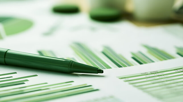 Green Business Charts and Detailed Financial Analysis Reports.