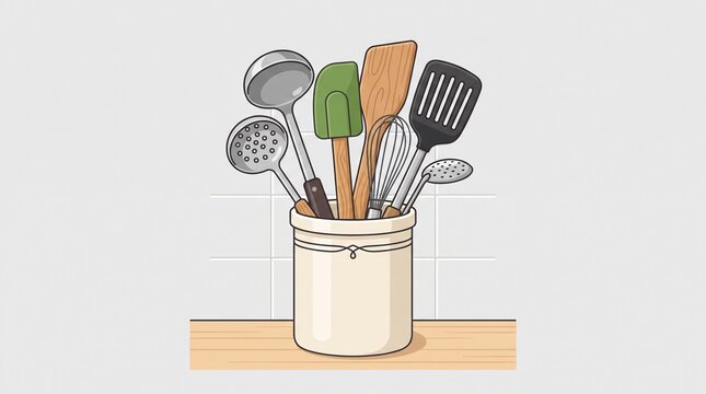 Kitchen Utensils Holder