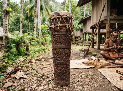 Traditional Tifa Drum