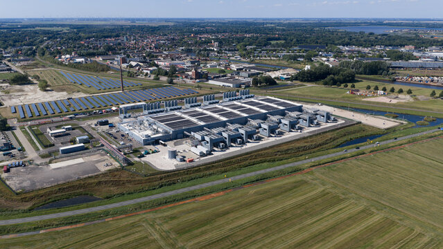 Aerial view of Winschoten Data Center in the Netherlands