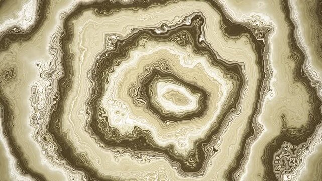 Abstract cream fractal background animation
