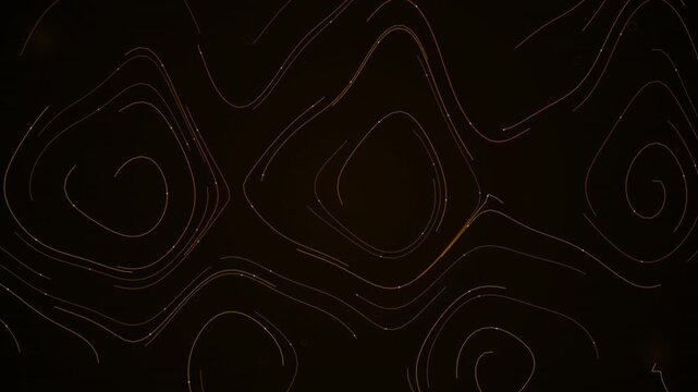Dark abstract topographic contour overlay background with subtle warm lines.