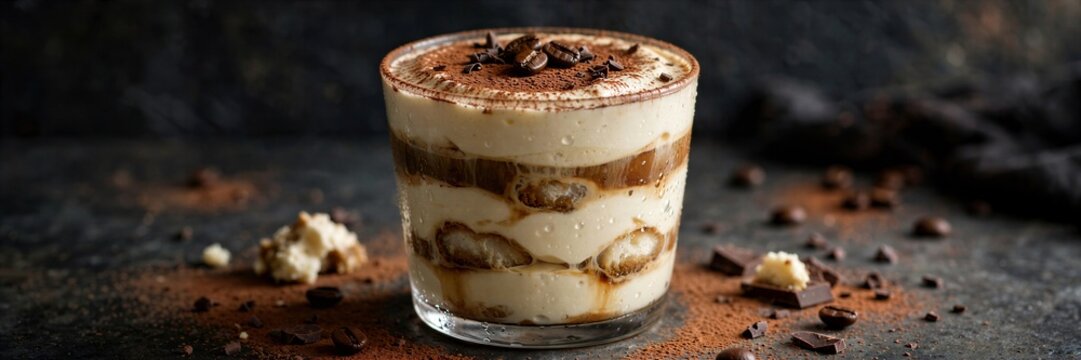 Espresso Martini Tiramisu Cocktail Food Photography