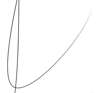 Mathematical parabola graph illustrating quadratic function on white grid background