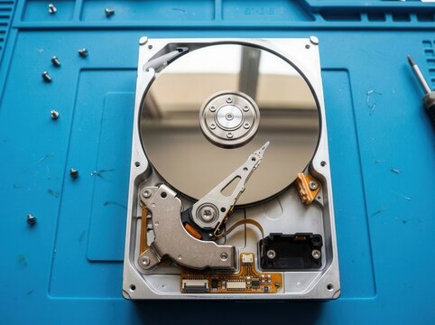 Internal Hard Drive Disassembly For Repair And Upgrade