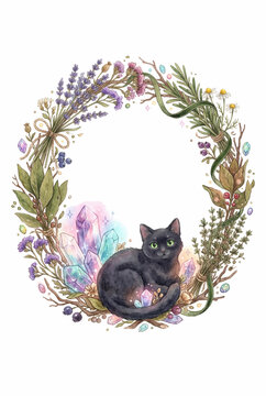 Crystals_Herbs_Cat_Wreath.svg