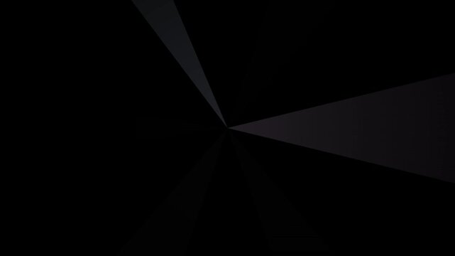 A dark minimalist looping background overlay featuring geometric rays