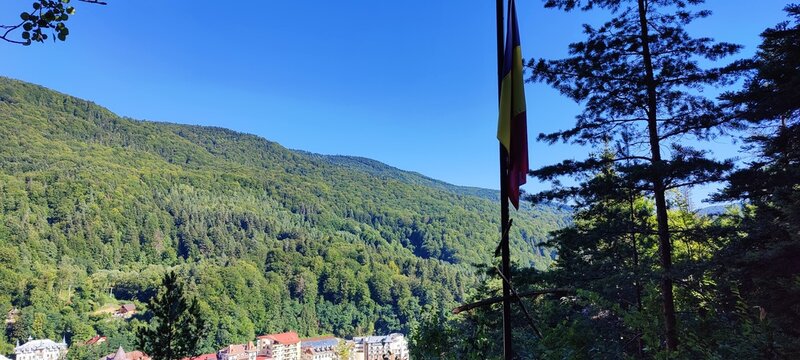view of the mountains