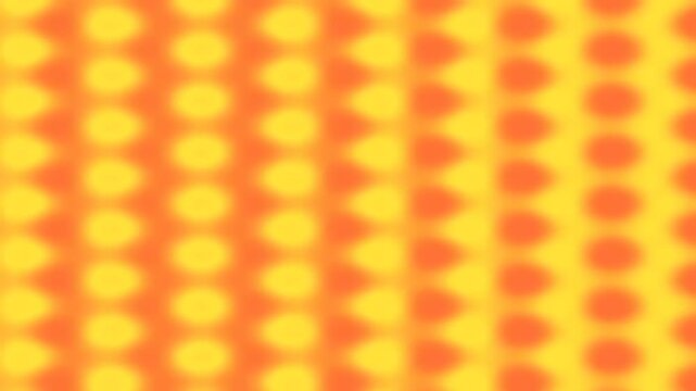 Bright orange and yellow repeating abstract dot pattern with soft geometric texture