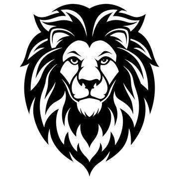 lion head vector