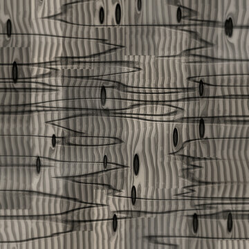 abstract wavy striped pattern with oval shapes