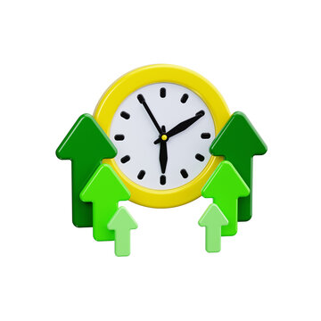 timeline 3d render icons